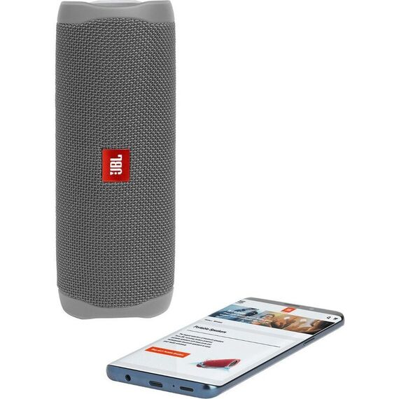 Портативная колонка JBL Flip 5 Grey, Цвет: Gray, изображение 5