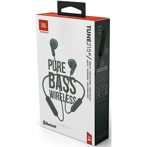 Наушники JBL Tune 215BT Green, Цвет: Green, изображение 7
