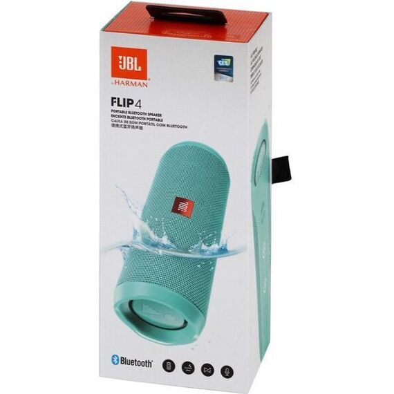Портативная колонка JBL FLIP 4 Teal, Цвет: Teal, изображение 4