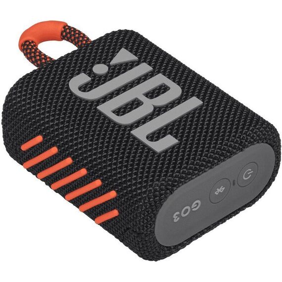 Портативная колонка JBL Go 3 Black Orange, Цвет: Black Orange, изображение 7