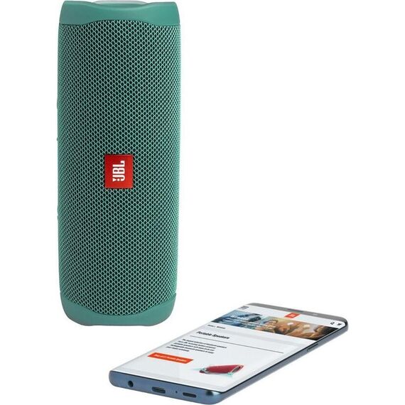 Портативная колонка JBL Flip 5 Eco Edition Green, Цвет: Eco Edition Green, изображение 6