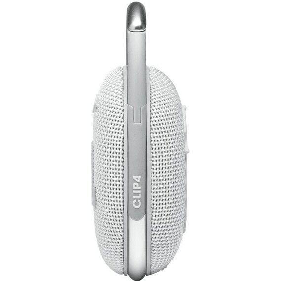 Портативная колонка JBL Clip 4 White, Цвет: White, изображение 6