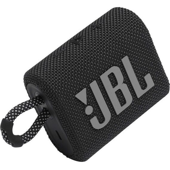 Портативная колонка JBL Go 3 Black, Цвет: Black, изображение 3