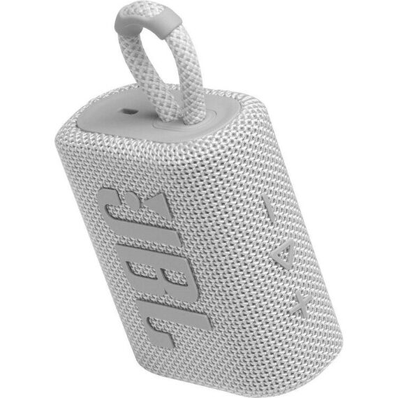 Портативная колонка JBL Go 3 White, Цвет: White, изображение 5