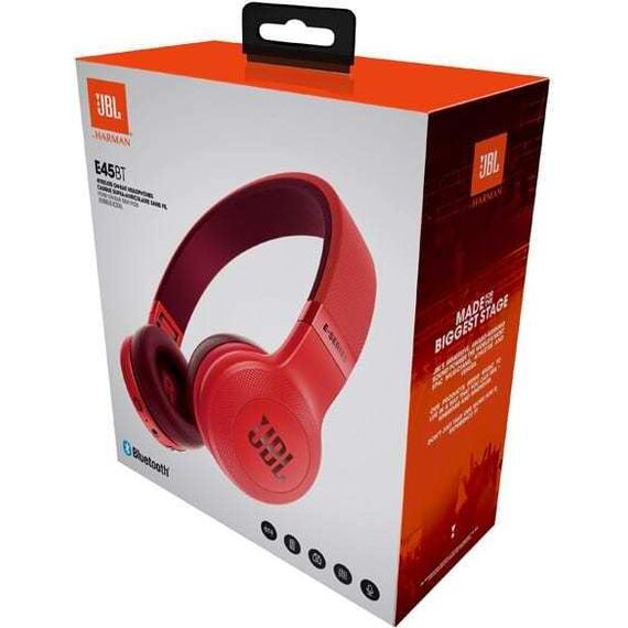 Наушники JBL E45BT, Цвет: Red, изображение 4