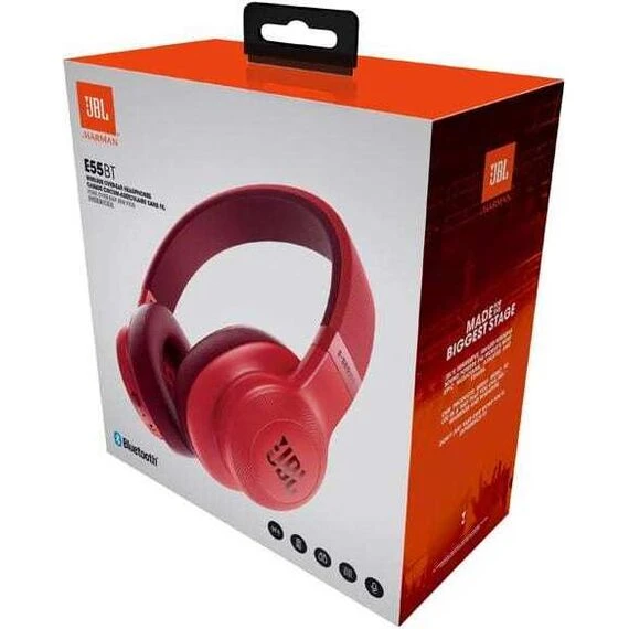 Наушники JBL E55BT Red, Цвет: Red, изображение 4