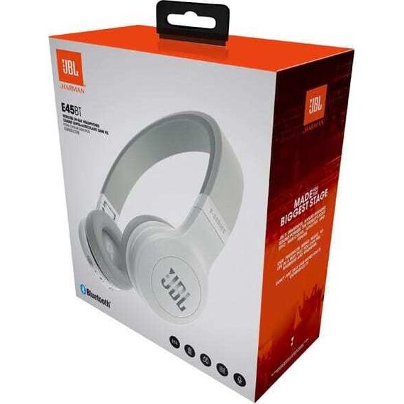 Наушники JBL E45BT White, Цвет: White, изображение 4