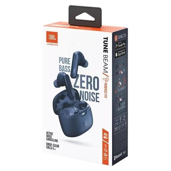 Наушники JBL Tune Beam Blue, Цвет: Blue, изображение 9
