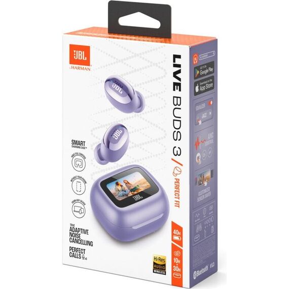 Наушники JBL Live Buds 3 Purple, Цвет: Purple, изображение 10