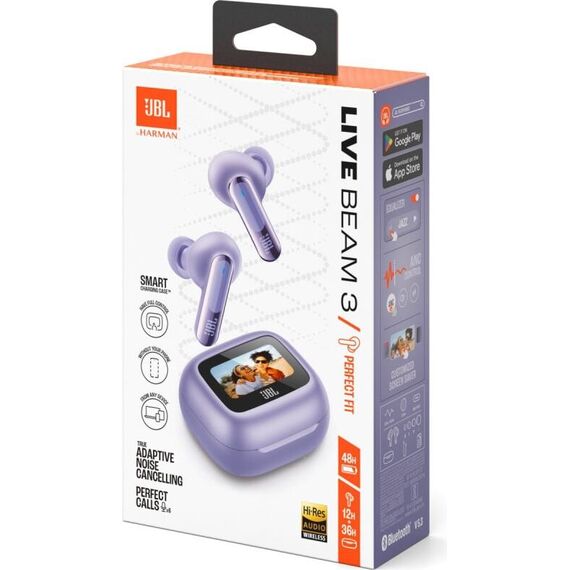 Наушники JBL Live Beam 3 Purple, Цвет: Purple, изображение 11