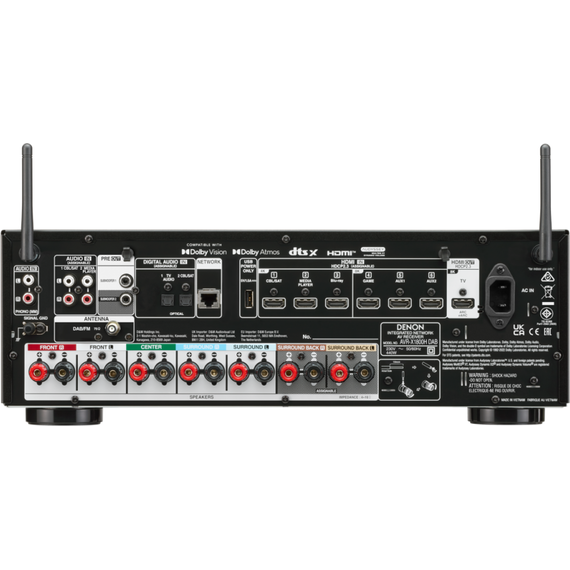 AV-ресивер Denon AVR-X1800H DAB, изображение 3