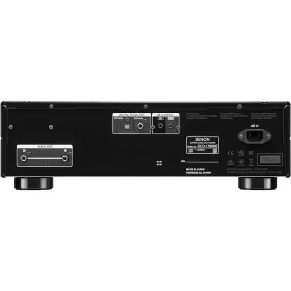 Проигрыватель Denon DCD-1700NE Black, изображение 3
