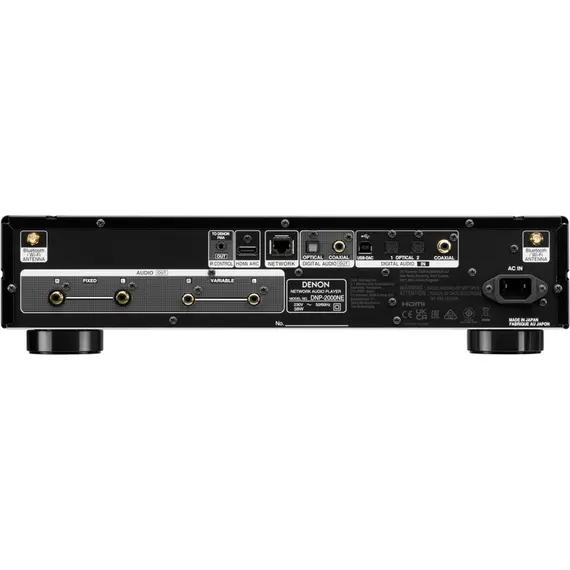 Сетевой аудио проигрыватель Denon DNP-2000NE Black, изображение 2