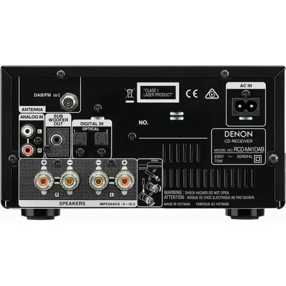 Мини-система Denon D-M41 DAB, изображение 2