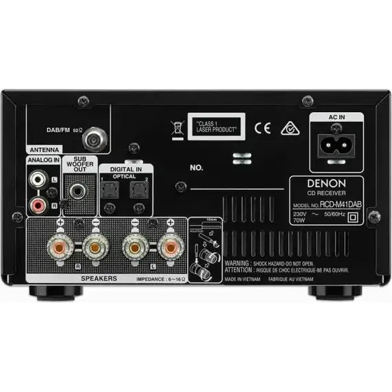 Мини-система Denon D-M41 DAB, изображение 2