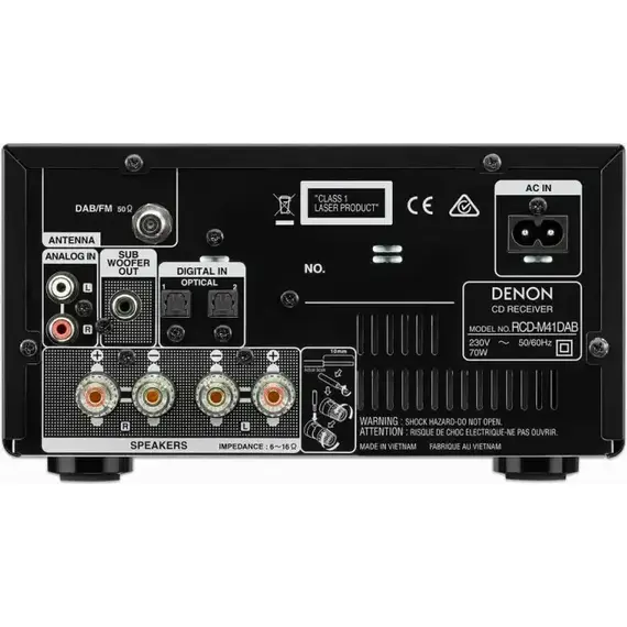 Мини-система Denon D-M41 DAB, изображение 2