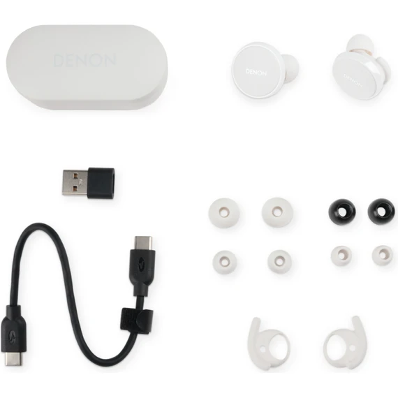 Беспроводные наушники Denon PerL Pro, Цвет: White, изображение 6
