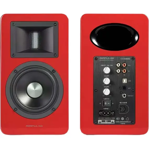 Полочная акустика Edifier Airpulse A100, Цвет: Red, изображение 4