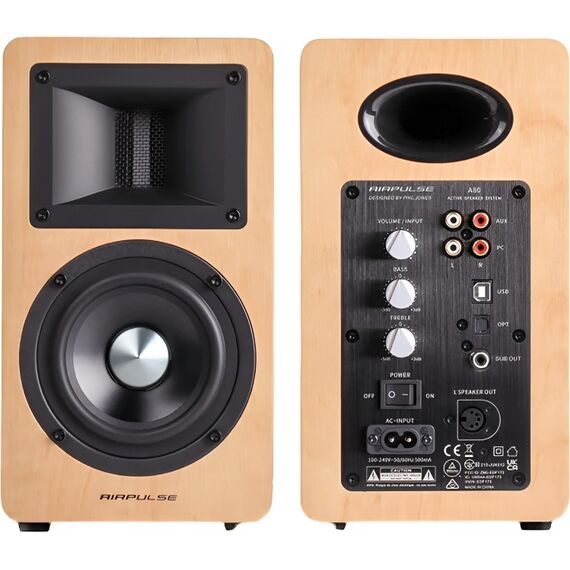 Полочная акустика Edifier AirPulse A80, Цвет: Pinewood, изображение 3