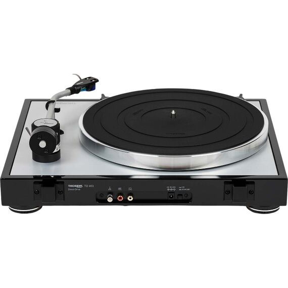 Проигрыватель винила Thorens TD 403 DD Piano Black, Цвет: Piano Black, изображение 2
