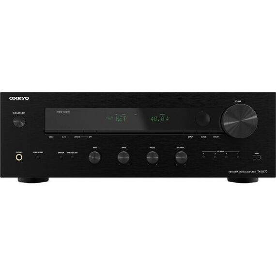 Сетевой стереоприемник Hi-Fi Onkyo TX-8470 Black, Цвет: Black