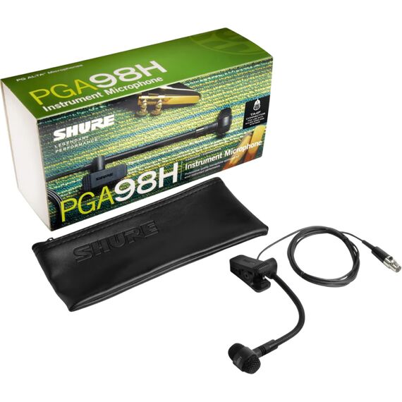 Инструментальный микрофон Shure PGA98H-TQG, Разъем: Tqg (Ta4f, 4-Pin Mini), изображение 2