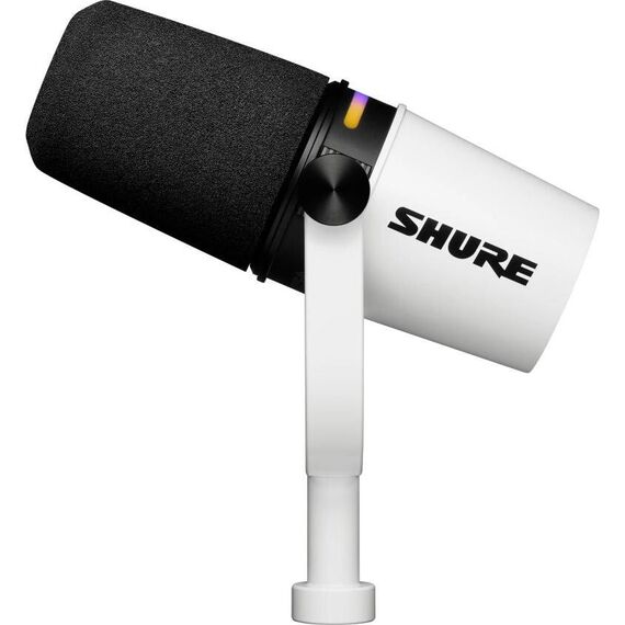 Микрофон для подкаста Shure MV7+ White, Цвет: White, Тип подставки: Нет, изображение 4