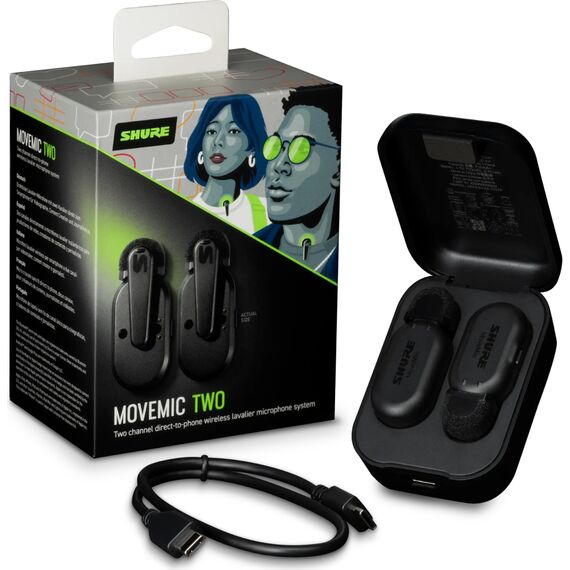 Двухканальные петличные микрофоны Shure MoveMic Two, изображение 6