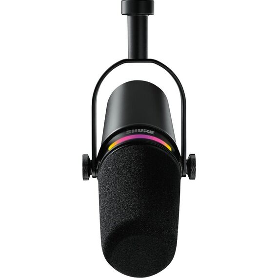 Микрофон для подкаста Shure MV7+ Black, Цвет: Black, Тип подставки: Нет, изображение 2