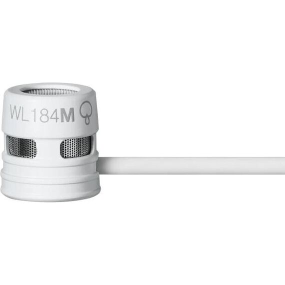 Петличный микрофон Shure WL184M Ta4f White, Цвет: White, Разъем: Tqg (Ta4f, 4-Pin Mini), изображение 2