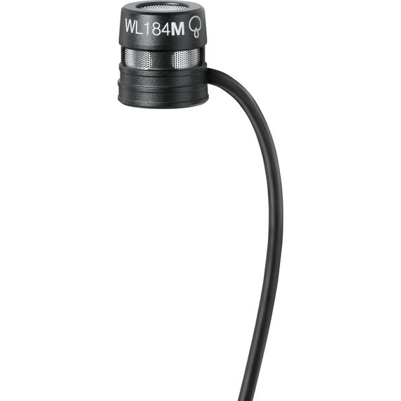Петличный микрофон Shure WL184M Ta4f Black, Цвет: Black, Разъем: Tqg (Ta4f, 4-Pin Mini)
