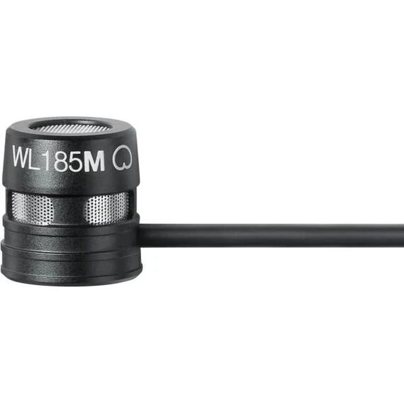 Петличный микрофон Shure WL185M Ta4f Black, Цвет: Black, Разъем: Tqg (Ta4f, 4-Pin Mini), изображение 2