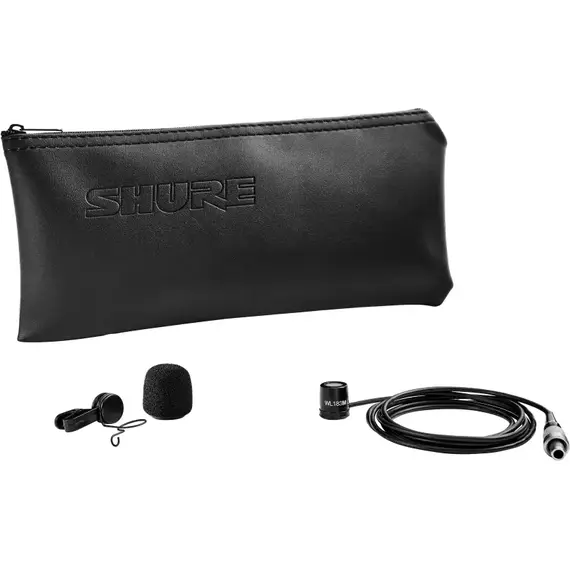 Петличный микрофон Shure WL183M Lemo3 Black, Цвет: Black, Разъем: Lemo3, изображение 3