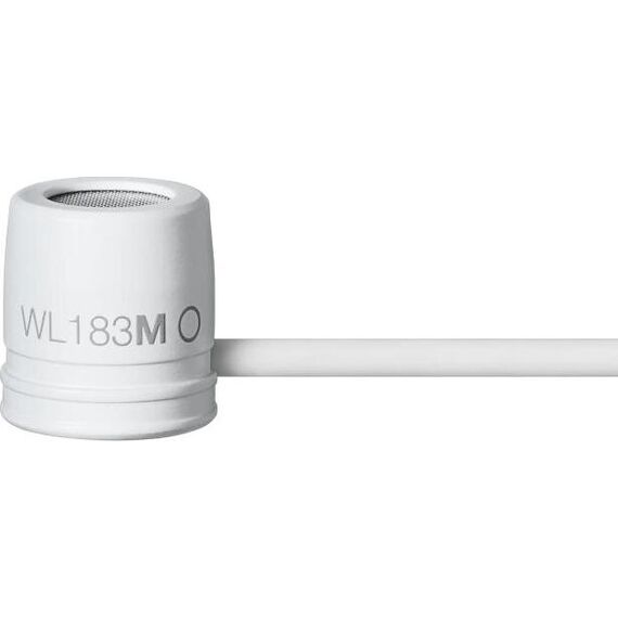 Петличный микрофон Shure WL183M Ta4f White, Цвет: White, Разъем: Tqg (Ta4f, 4-Pin Mini), изображение 2