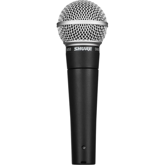 Вокальный микрофон Shure SM58® XLR Grey, Цвет: Grey, Комплект: Кабель XLR, Переключатель отключения звука: Нет, изображение 2