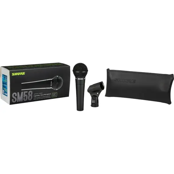 Вокальный микрофон Shure SM58® Black, Цвет: Black, Комплект: Без кабеля, Переключатель отключения звука: Нет, изображение 3