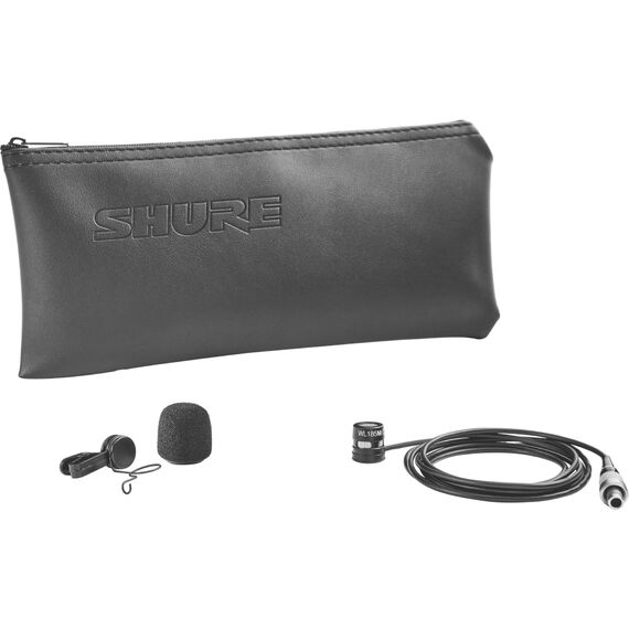 Петличный микрофон Shure WL185M Lemo3 Black, Цвет: Black, Разъем: Lemo3, изображение 3