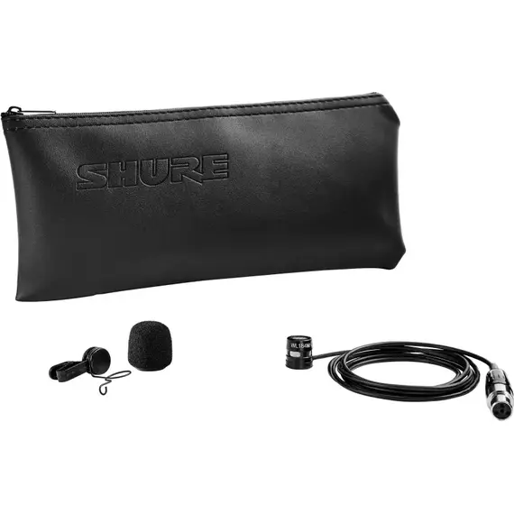 Петличный микрофон Shure WL184M Ta4f Black, Цвет: Black, Разъем: Tqg (Ta4f, 4-Pin Mini), изображение 3