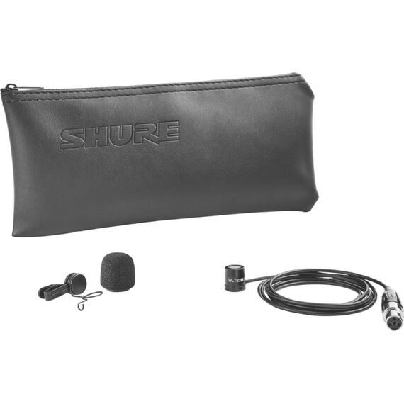 Петличный микрофон Shure WL183M Ta4f Black, Цвет: Black, Разъем: Tqg (Ta4f, 4-Pin Mini), изображение 3
