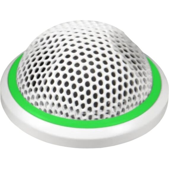 Низкопрофильный врезной конденсаторный микрофон с индикатором Shure MX395W/BI-LED, 5 Pin Xlr, White, Цвет: White, Вариант установки: Настольное