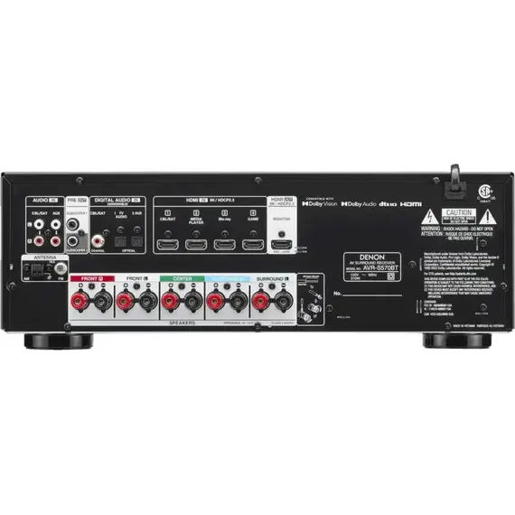 AV-ресивер Denon AVR-S570BT black, изображение 2