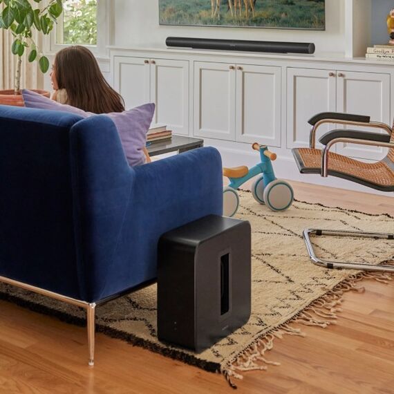 Беспроводной сабвуфер премиум-класса Sonos Sub 4 Black, Цвет: Black, изображение 3