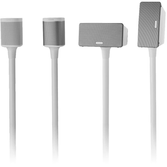 Напольная подставка Sanus для Sonos One пара White, Цвет: White, изображение 2