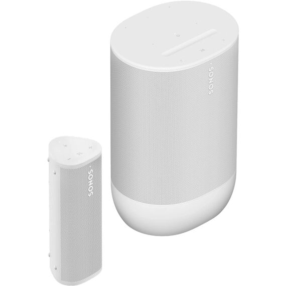 Портативный комплект Sonos Move 2 + Roam 2 White, Цвет: White