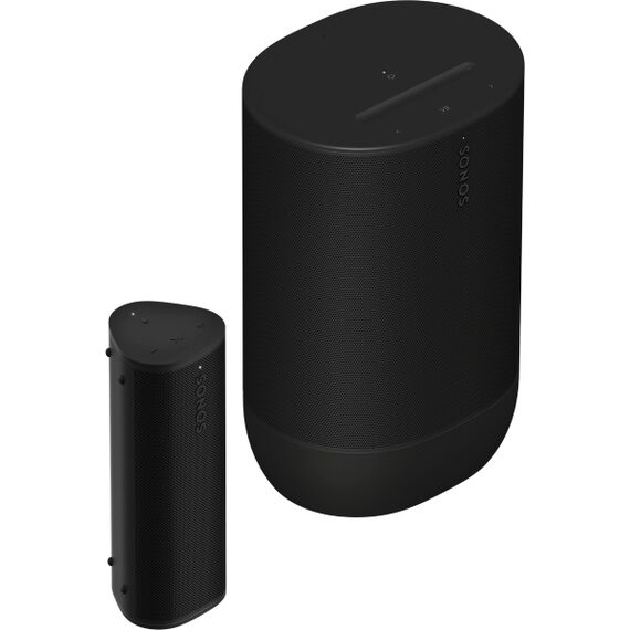 Портативный комплект Sonos Move 2 + Roam 2 Black, Цвет: Black