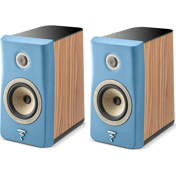 Полочная акустика Focal Kanta N°1 Walnut - Gauloise Blue Mat, Цвет: Walnut - Gauloise Blue Mat, изображение 3