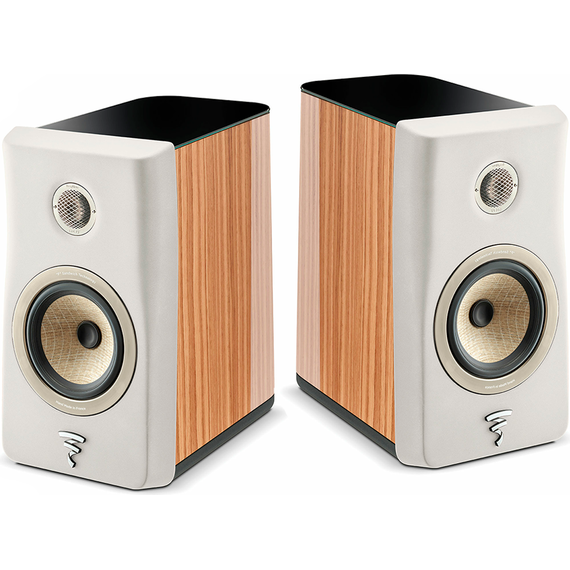 Полочная акустика Focal Kanta N°1 Walnut High Gloss - Ivory Mat, Цвет: Walnut High Gloss - Ivory Mat