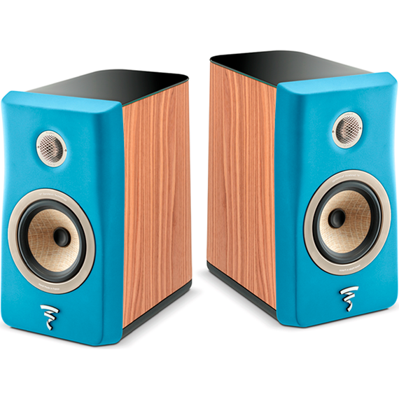 Полочная акустика Focal Kanta N°1 Walnut - Gauloise Blue Mat, Цвет: Walnut - Gauloise Blue Mat