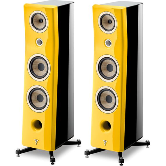 Напольная акустика Focal Kanta N°3 Solar Yellow - Black High Gloss, Цвет: Solar Yellow - Black High Gloss