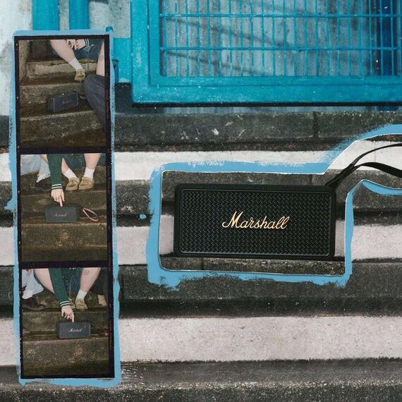 Колонка Marshall MIDDLETON II Black and Brass, Цвет: Black and Brass, изображение 7